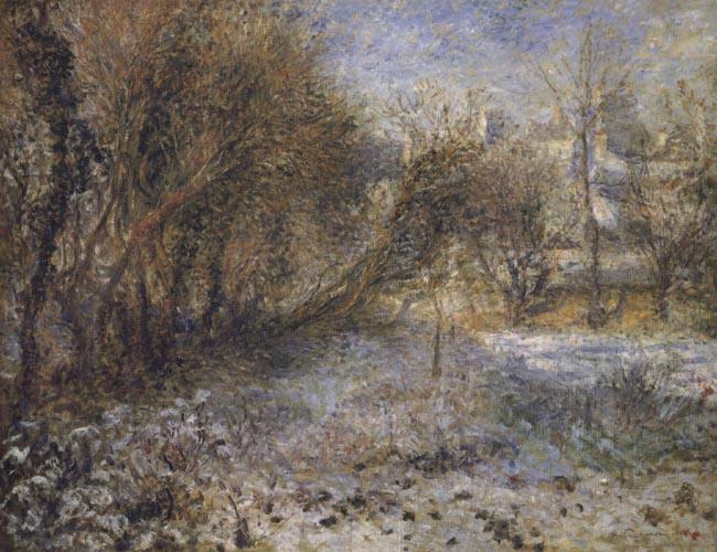 Pierre Renoir Snowy Landscape China oil painting art